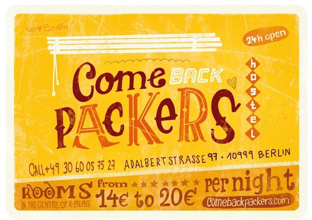 Comebackpackers Berlim Exterior foto